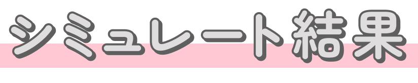 シミュレート結果